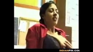 Indian Secretary Sucking And Fucking